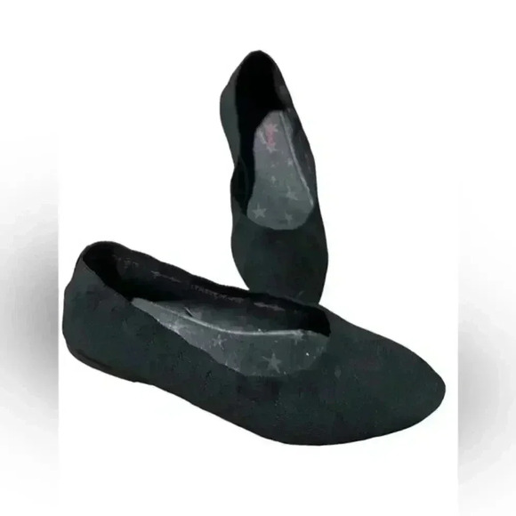 Skechers Air Cooled Memory Foam Black Elastic Flats, 8.5 - Picture 1 of 5